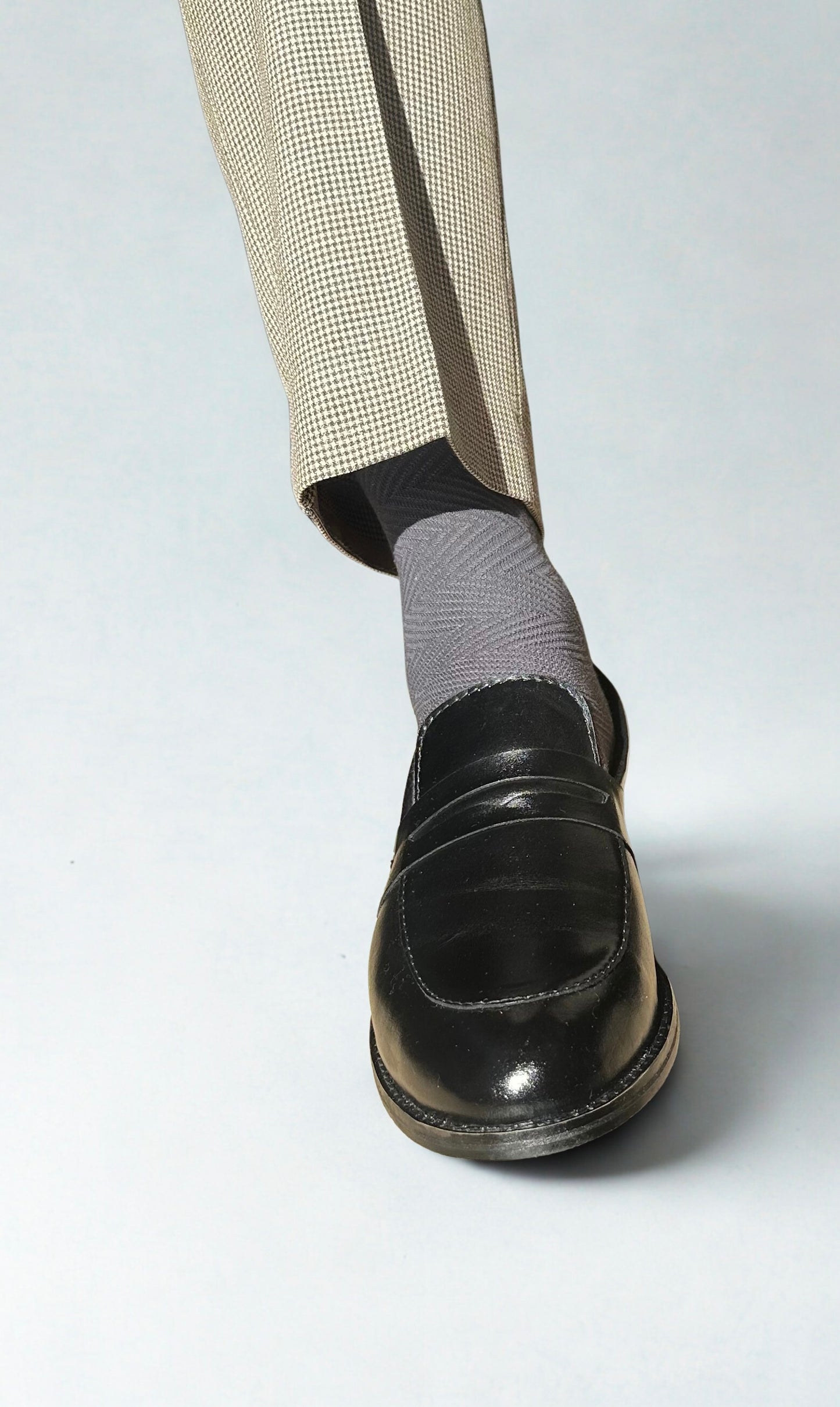 Asha Black Penny Loafers