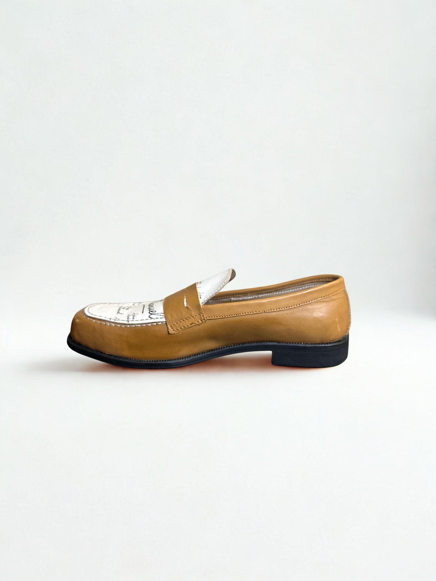 Ari Tan & White Loafers